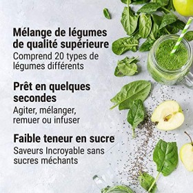 THE PROTEIN WORKS Super Greens Extreme Powder | 20 légumes verts différents | Aide à protéger votre système immunitaire | Veg