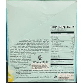 Sunwarrior Peptides Protéines de Construction Collagène Vanille de Tahiti Boîte Pop 12 x 25 g 1 Unité