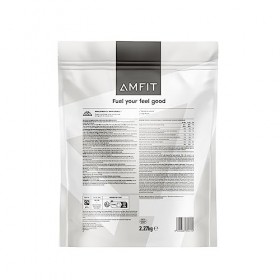 Marque Amazon - Amfit Nutrition TOTAL, poudre de protéine de lactosérum, saveur de lait frappé à la banane, 75 portions, 2.27
