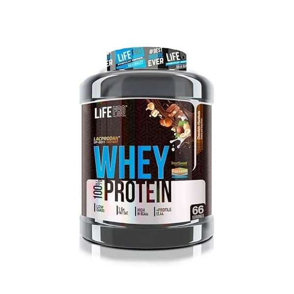 LIFE PRO WHEY PROTEIN, SAVOR CHOCOLATE-AVELLANE, 2 KILOS