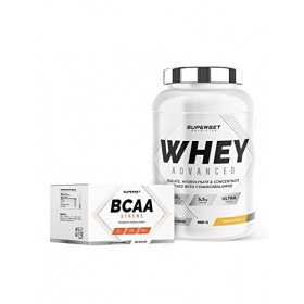 Superset Nutrition | Programme Muscle Recovery - 100% Whey Proteine Advanced 900g Banana Split - Bcaa Xtreme | Récupération m