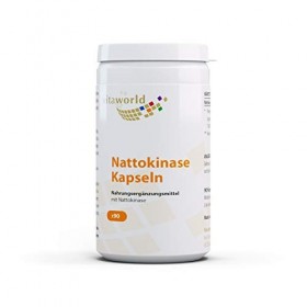 Vita World Pack de 3 Nattokinase 100mg 2000 FU 3 x 90 Capsules résistant à lacide gastrique Made in Germany
