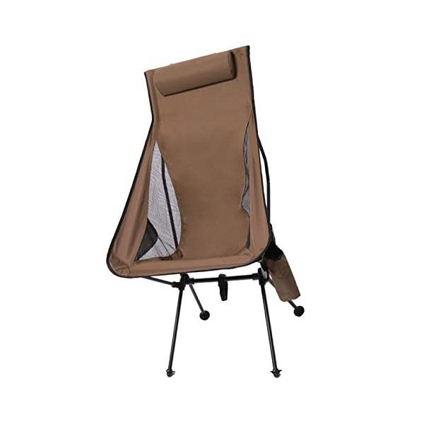 Fockety Chaise de Camping Pliante, Cadre en Alliage daluminium, Chaise Pliante Respirante, Tissu Oxford Robuste pour Pique-N