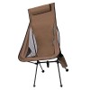 Fockety Chaise de Camping Pliante, Cadre en Alliage daluminium, Chaise Pliante Respirante, Tissu Oxford Robuste pour Pique-N