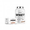 Superset Nutrition | Programme Prise De Muscle Sec Débutant - 100% Whey Proteine Advanced 900g Choco Nut - Amino Max