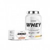 Superset Nutrition | Programme Prise De Muscle Sec Débutant - 100% Whey Proteine Advanced 900g Banana Split - Amino Max
