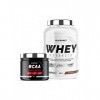 Superset Nutrition | Programme Galbe Musculaire - 100% Whey Proteine Advanced 900g Chocolat - Bcaa Hardcore Tutti Frutti | Pe