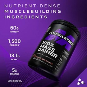 100% Mass Gainer, Vanilla Milkshake - 2330g