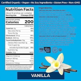 Orgain Nutrition Organic Sport Protein Powder - Vanilla 2.01 LB