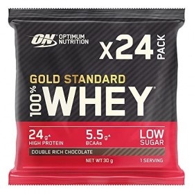 24 x 100% Whey Gold Standard sachet 30g Chocolat