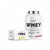 Superset Nutrition | Programme Prise De Muscle Sec Avancé - 100% Whey Proteine Advanced 900g Fraise Yogourt - Créa Max | Maxi