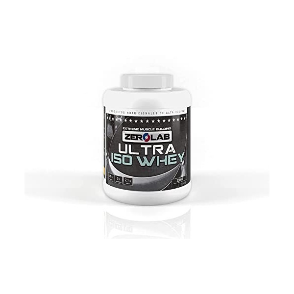 zerolab Ultra iso Whey Saveur vanille 2 000 g