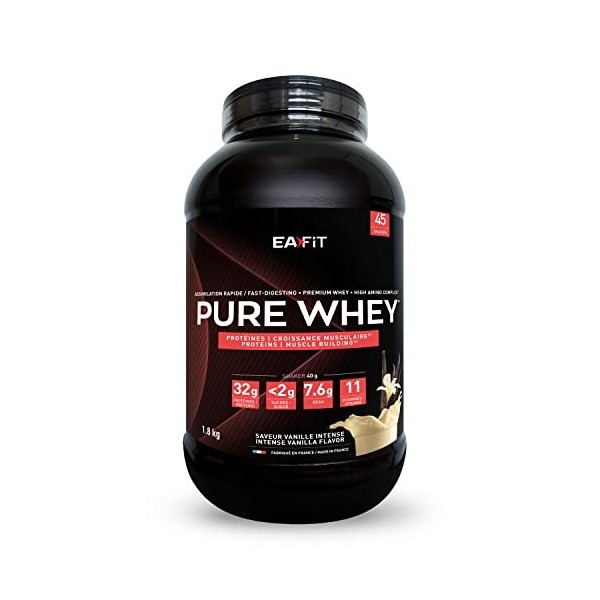 Eafit Pure Whey 1,8 kg - Vanille Intense