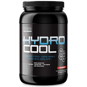 Ultimate Nutrition HydroCool Hydrolyzed Whey Protein Isolate Powder with No Bloating - Fat and Gluten Free, Rapid Absorption,
