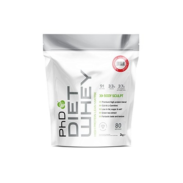 PhD Diet Whey 4.4lbs Délice de fraises