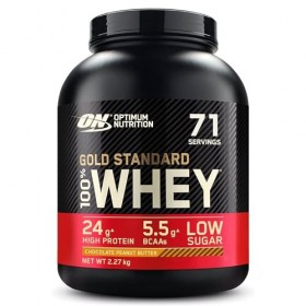 Optimum Nutrition Gold Standard 100% Whey, Poudre de Protéines pour Construction et Récupération Musculaire, avec Glutamine e