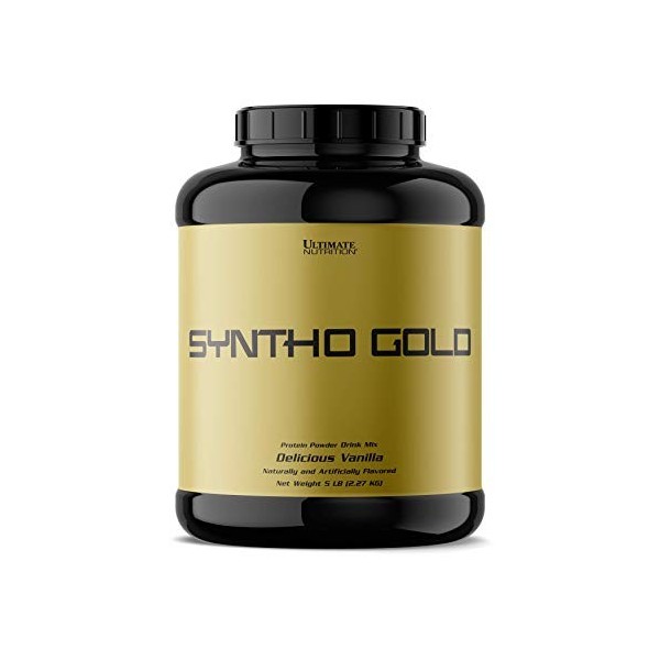 Ultimate Nutrition Syntha Gold Whey Vanille 5 Lbs