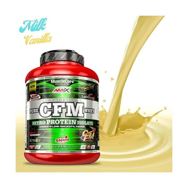Amix Protéine pour Support Musculaire Milk Vanille 2 kg