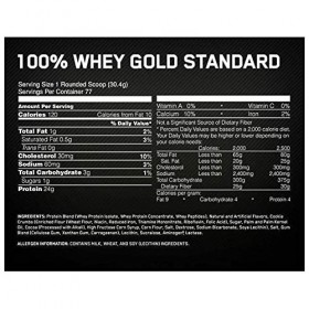 Optimum Nutrition - 100% Whey Gold Standard - Pot de 2,3 Kg