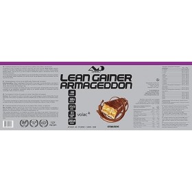 Protéine masse musculaire | Avoine instantanée | Prise de poids | Whey Protéine | Lean Gainer Armageddon | 4 Kg | Gout Sniker