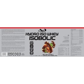 Whey Protein Isolate | Prise De Masse | Développement Musculaire | Hydro Iso Whey Isobolic | 2 Kg | Belgian chocolate and Haz