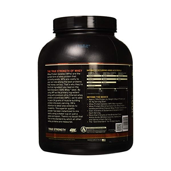 Optimum Nutrition Gold Standard 100% Whey, Double Rich Chocolate 5lb by Optimum Nutrition