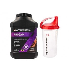 Maximuscle Progain Chocolat avec shaker 1,2 kg