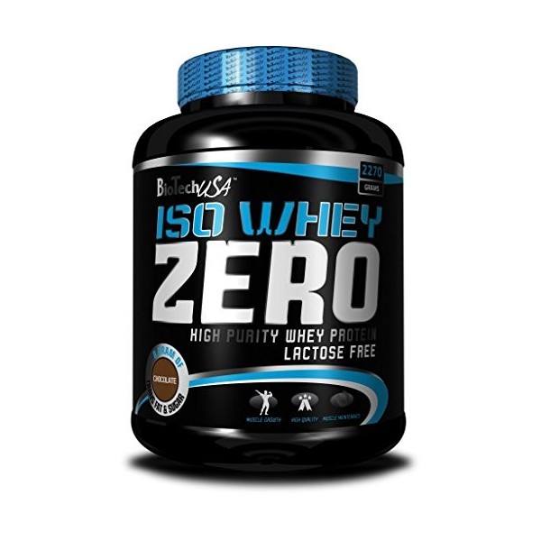 BioTechUSA Iso Whey Zero Poudre de Boisson au Chocolat Blanc