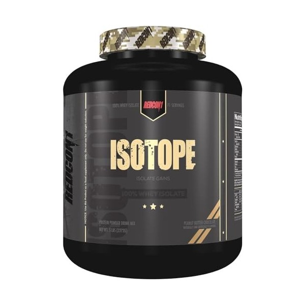 Isotope - 100% Whey Isolate, Peanut Butter Chocolate - 2428g