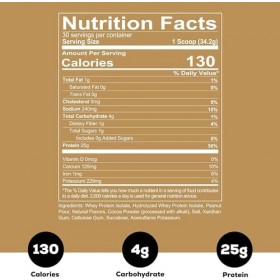 Isotope - 100% Whey Isolate, Peanut Butter Chocolate - 2428g