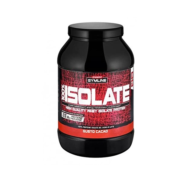 GYMLINE 100% WHEY ISOLATE CACAO 900 G