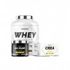 Superset Nutrition | Programme Prise De Muscle Sec Confirmé - 100% Whey Proteine Advanced 2kg Chocolat - No Pump Xtreme Long 