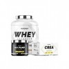 Superset Nutrition | Programme Prise De Muscle Sec Confirmé - 100% Whey Proteine Advanced 2kg Cookies - No Pump Xtreme Pina C