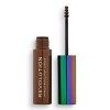 Makeup Revolution, High Brow Gel, Gel pour Sourcils, avec Cannabis Sativa A Brown, 6ml