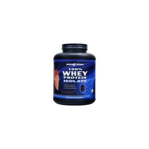 BodyStrong 100% Whey Protein Isolate Milk Chocolate 5 lbs