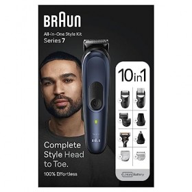 Braun Tondeuse Tout-En-Un Series 7 MGK7421, 10-en-1 Kit Pour Barbe, Cheveux, Corps & Bien Plus