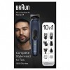 Braun Tondeuse Tout-En-Un Series 7 MGK7421, 10-en-1 Kit Pour Barbe, Cheveux, Corps & Bien Plus