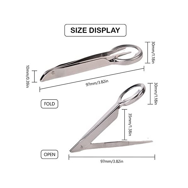 Pince a epiler loupe, Pince à épiler avec loupe, Pince industrielles, Pince à épiler bricolage, Pince industrielle en acier i