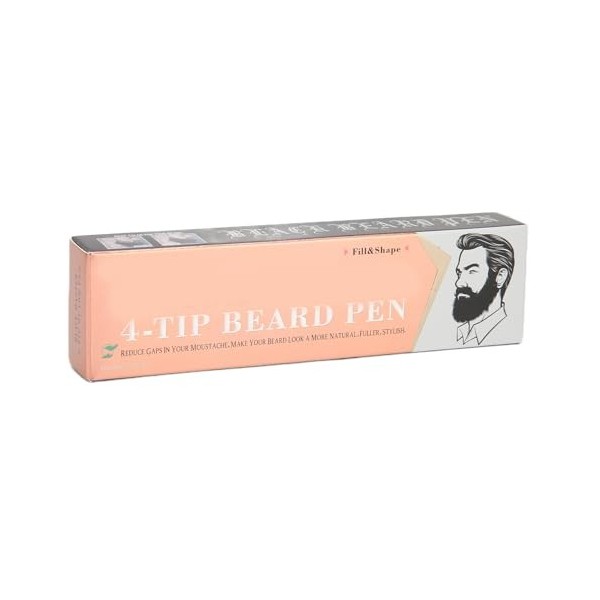 Remplisseur de Crayon à Barbe, Stylo de Remplissage de Cheveux de Barbe Imperméable pour Hommes