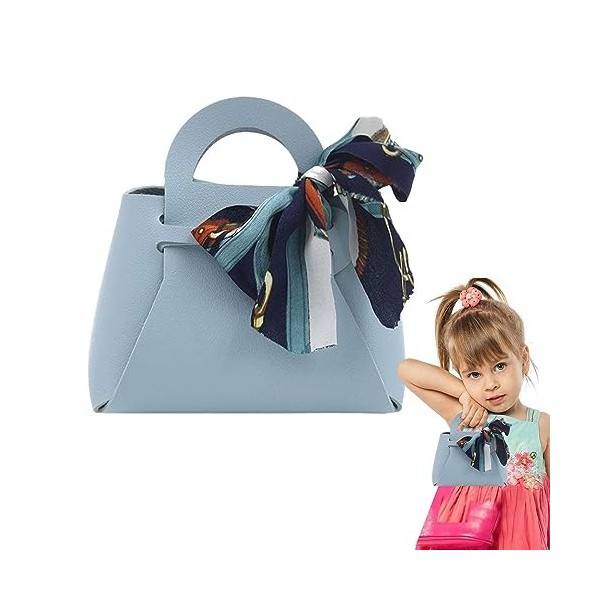 Moslalo Sacs Cadeaux en Cuir,Sacs Cadeaux en Cuir PU avec Ruban - Boîte à Bonbons de Mariage en Cuir PU exquise, boîtes demb