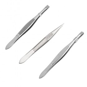 Pinces à Épiler Professionnelles WeddHuis - Pointe Oblique Améliorée en Acier Inoxydable pour Sourcils, Poils Incarnés & Écha