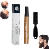 Elmyse Stylo de remplissage de barbe, kit de stylo de remplissage de barbe, stylo de remplissage de barbe, stylo de remplissa