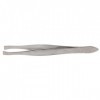 Droagoct Pince à épiler Sourcils Acier Carbone Pointe 9cm Couleur Argent