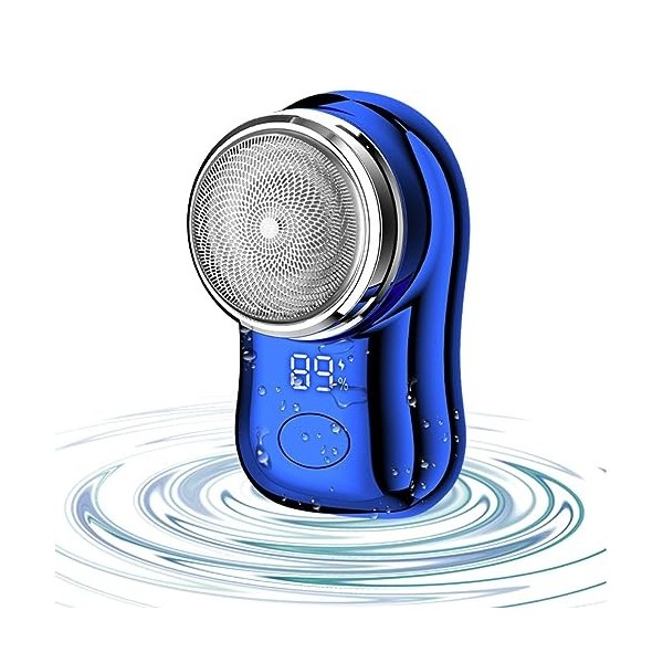 Rasoir Électrique Portable | Rasoir Dhygiène Masculine Lavable À Affichage Numérique, Rasoir Rechargeable, Utilisation Facil