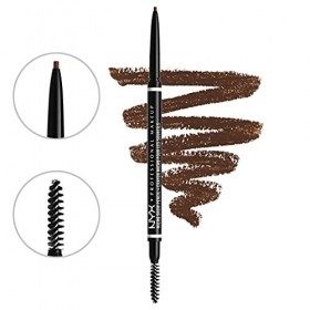 NYX Professional Makeup Coffret de Maquillage Sourcils Micro Brow Essentials, Crayon & Gel Transparent, Couleur : Brunette
