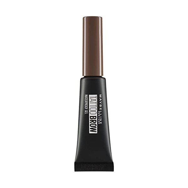 Maybelline New York - Gel à Sourcils Waterproof - Tattoo Brow - Châtain Foncé 06 - 5 g