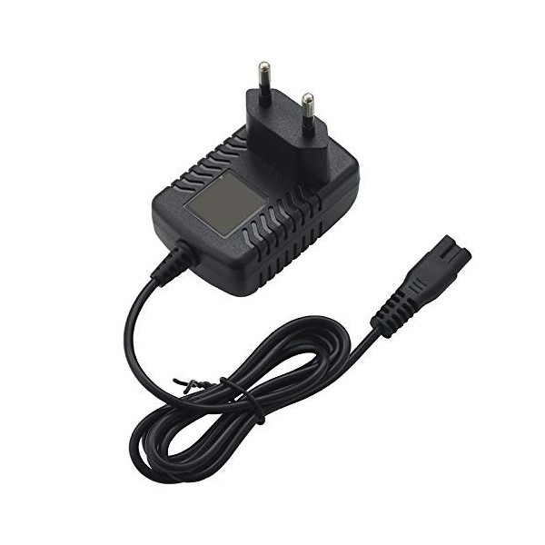 Sadkyer Chargeur 2.4V 3.6V Prise UE Adapter Chargeur de Rasoir éLectrique pour Adultes, Enfants, Tondeuses pour Animaux de Co