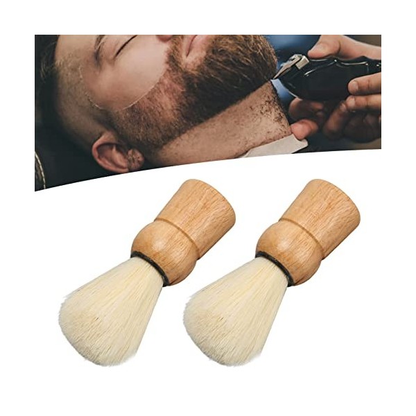 Blaireau de Barbe, Mini Blaireau de sécurité Doux pour Salon de beauté