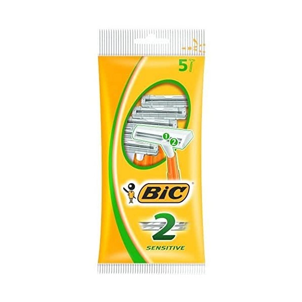 BIC Lot de 5 rasoirs à double lame