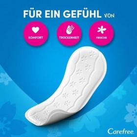 Carefree Protège-slips Cotton Feel Normal au parfum frais, taille normale, 56 pièces lot de 1 